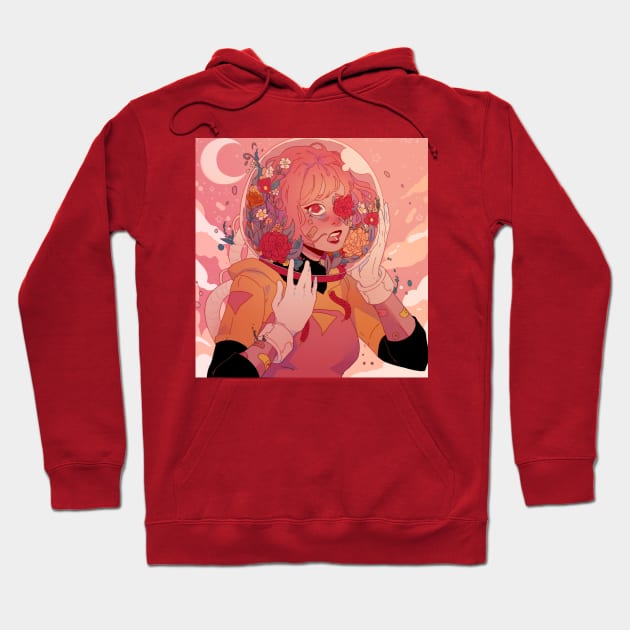 Floral Panic Hoodie by rosywhitey